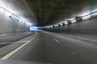 Night Shot of Straight Road in Los Angeles