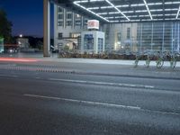 Night Skyline of Berlin's Business District at Potsdamer Platz