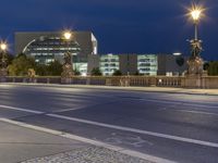 Night time in Berlin: Exploring the City's Architecture