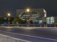 Night time in Berlin: Exploring the City's Architecture