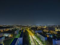 Night Time in Berlin: Cityscape of Germany