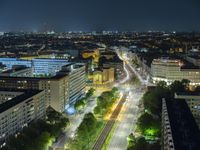 Night Time in Berlin: Cityscape of Germany