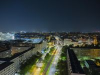 Night Time in Berlin: Cityscape of Germany