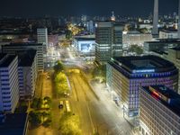 Night Time in Berlin: Cityscape of Germany