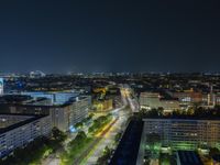 Night Time in Berlin: Cityscape of Germany