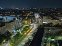 Night Time in Berlin: Cityscape of Germany