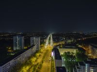 Night Time in Berlin: Cityscape of Germany