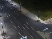 Night Time in Berlin: Street Lights and Artificial Light