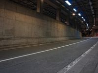 Night Time in the City: Lights on an Asphalt Road