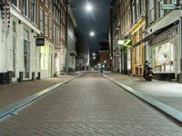 Night Time Cityscape of Amsterdam, Netherlands