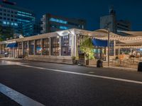 Night Time Cityscape in Japan