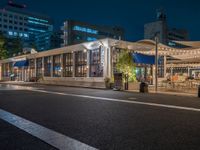 Night Time Cityscape in Japan