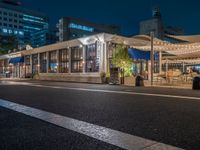 Night Time Cityscape in Japan