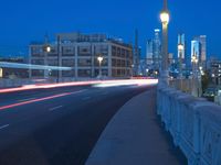 Night Time Cityscape: Lane in Downtown