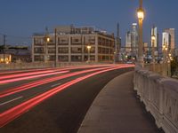 Night Time Cityscape: Lane in Downtown