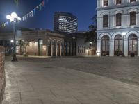 Classic Architecture in Night Time Cityscapes