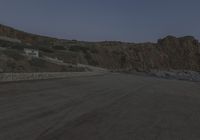 Night Time Coastal Landscape in Portugal