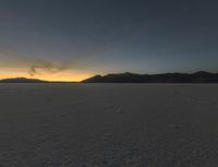 Night in the Desert: Sand and Water