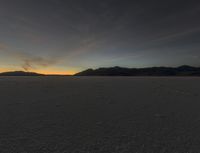 Night in the Desert: Sand and Water