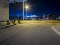 Night Time Road in Berlin, Germany