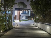 Night Time Road in Los Angeles, USA