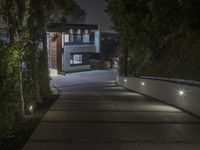 Night Time Road in Los Angeles, USA