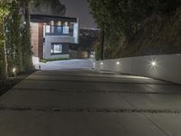 Night Time Road in Los Angeles, USA