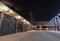 Night Time Urban Landscape in Chicago, Illinois