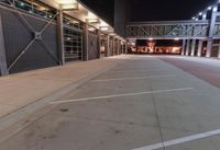 Night Time Urban Landscape in Chicago, Illinois