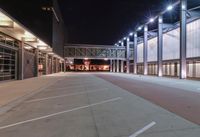Night Time Urban Landscape in Chicago, Illinois