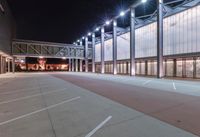 Night Time Urban Landscape in Chicago, Illinois