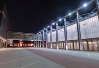 Night Time Urban Landscape in Chicago, Illinois