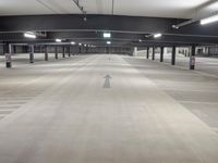 Night Urban Parking Garage Berlin 001