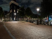 Night View of Amsterdam, Netherlands