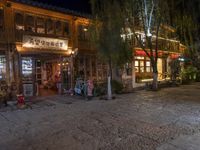 Night View of Ancient City Lijiang, China