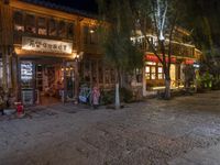 Night View of Ancient City Lijiang, China