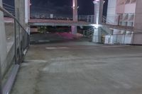 Night View of Modern Architecture in Miami