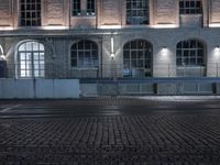 Night View of Berlin City with Classic Architecture