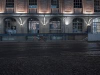 Night View of Berlin City with Classic Architecture