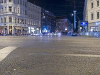 Night View of Berlin Germany Architecture