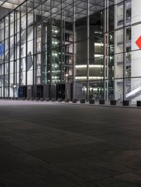 Night view of modern architecture in Berlin, Germany