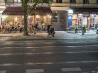 Night View of Berlin's Urban Landscape