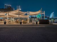 Night View of a City in Japan: The Vibrant Coastal Area