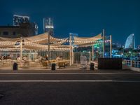 Night View of a City in Japan: The Vibrant Coastal Area