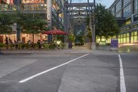 Night View of City Lights at Toronto Office Buildings 001