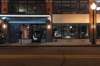Night view of cityscape in Detroit, Michigan