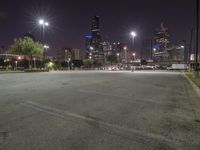 Modern Architectural Splendor: Night View of Downtown Dallas 