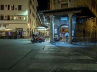 Night View of Florence Cafe in Tuscany, Italy