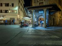 Night View of Florence Cafe in Tuscany, Italy