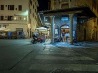 Night View of Florence Cafe in Tuscany, Italy